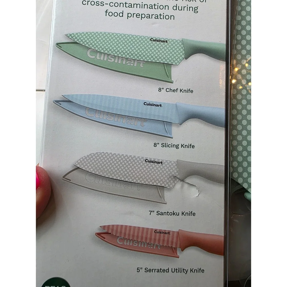 Cuisinart Advantage 10 Piece Knife Set Nonstick Stainless Steel C5510PRFM-8CF F1